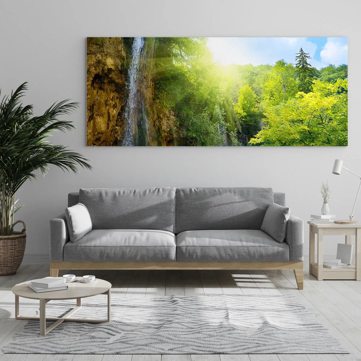 Schilderen op glas - Het moet Eden zijn - 160x50 cm