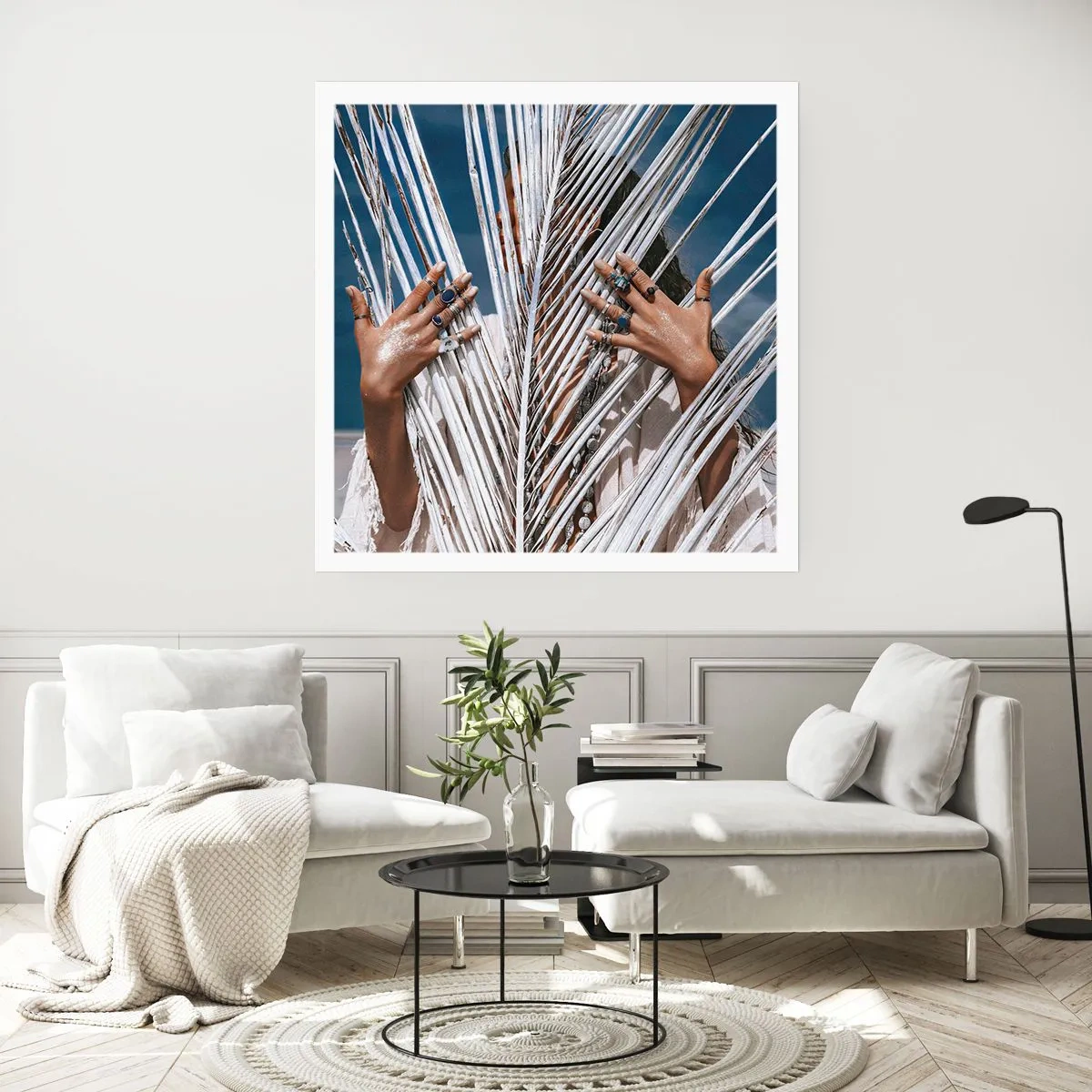 Poster - Het meisje van de sjamaan? - 40x40 cm