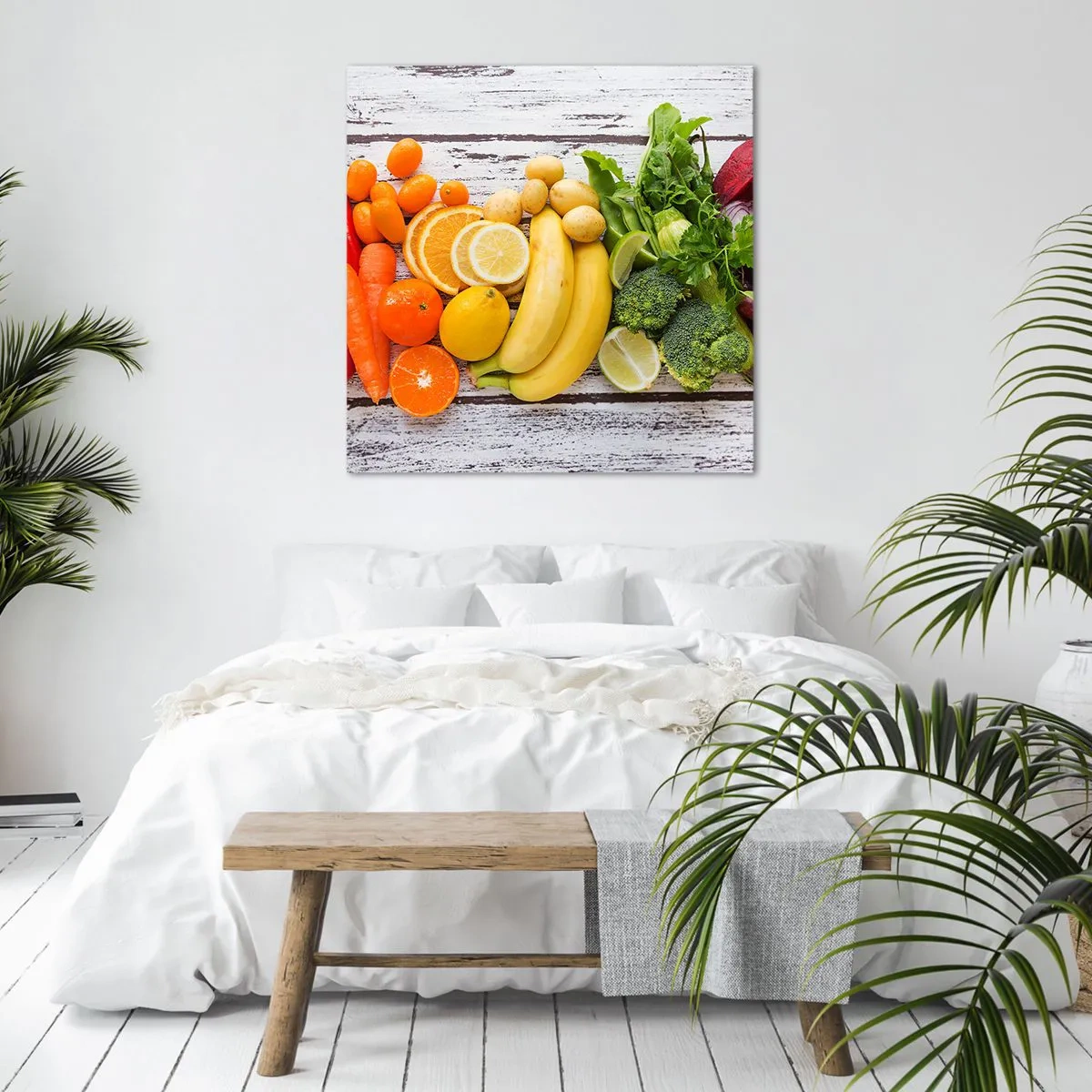 Schilderen op canvas - Het is niet genoeg? - 70x70 cm