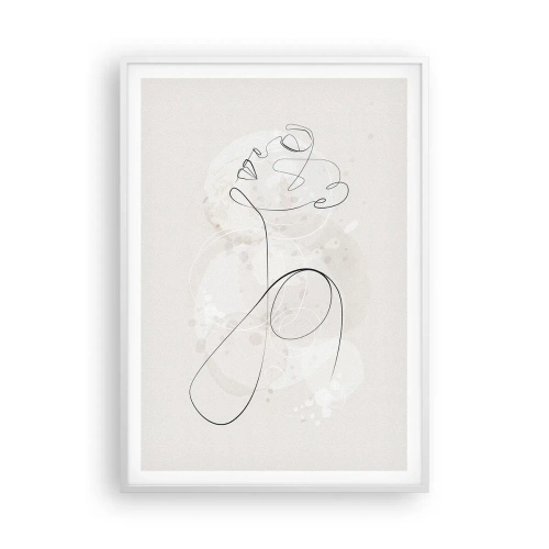 Poster in een witte lijst - De spiraal van schoonheid - 70x100 cm