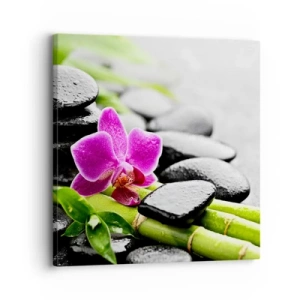 Schilderen op canvas - In een vrede evenwicht - 30x30 cm