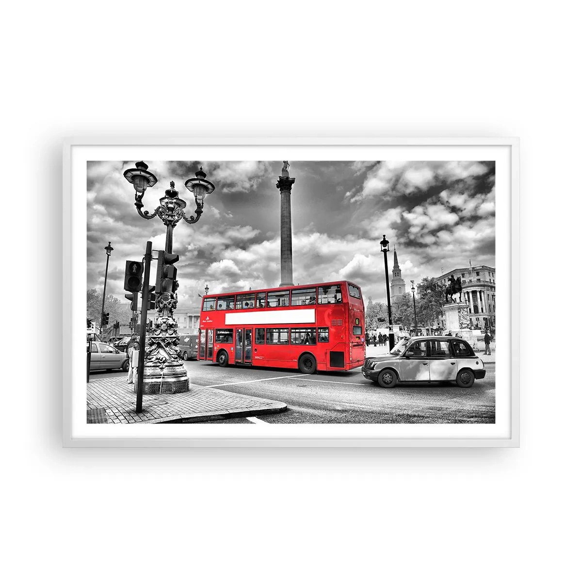 Poster in een witte lijst - De echte bloedbaan van de stad - 91x61 cm