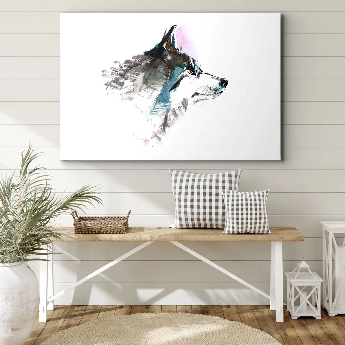 Schilderen op canvas - Als we het over de duivel hebben - 120x80 cm