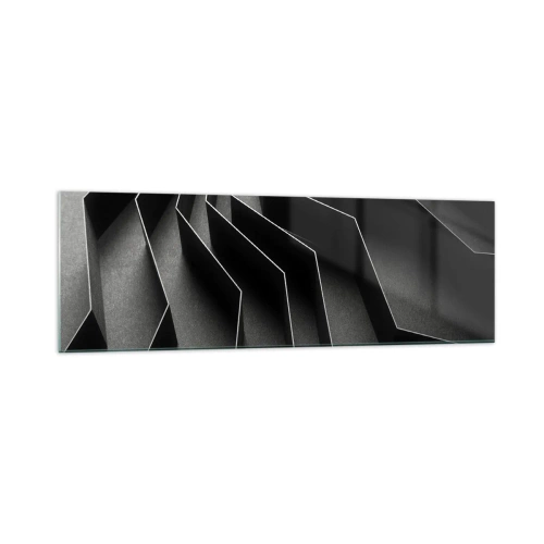 Schilderen op glas - Ruimtelijke orde - 160x50 cm