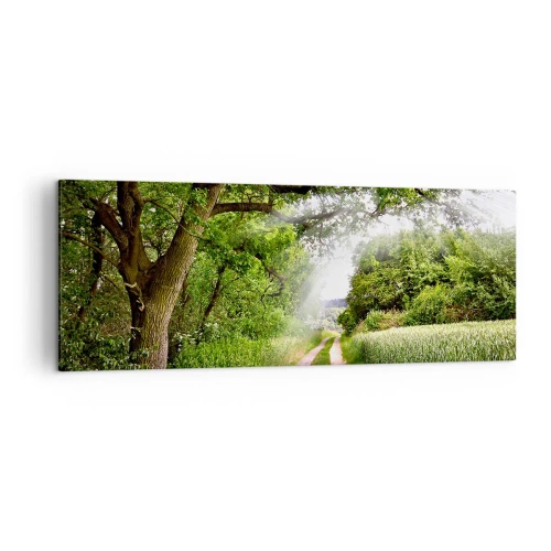 Schilderen op canvas - Et in Arcadia ego - 140x50 cm