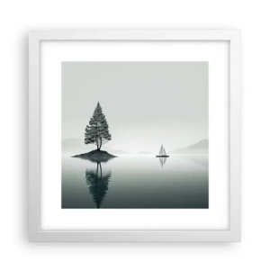 Poster in een witte lijst - Droom - 30x30 cm