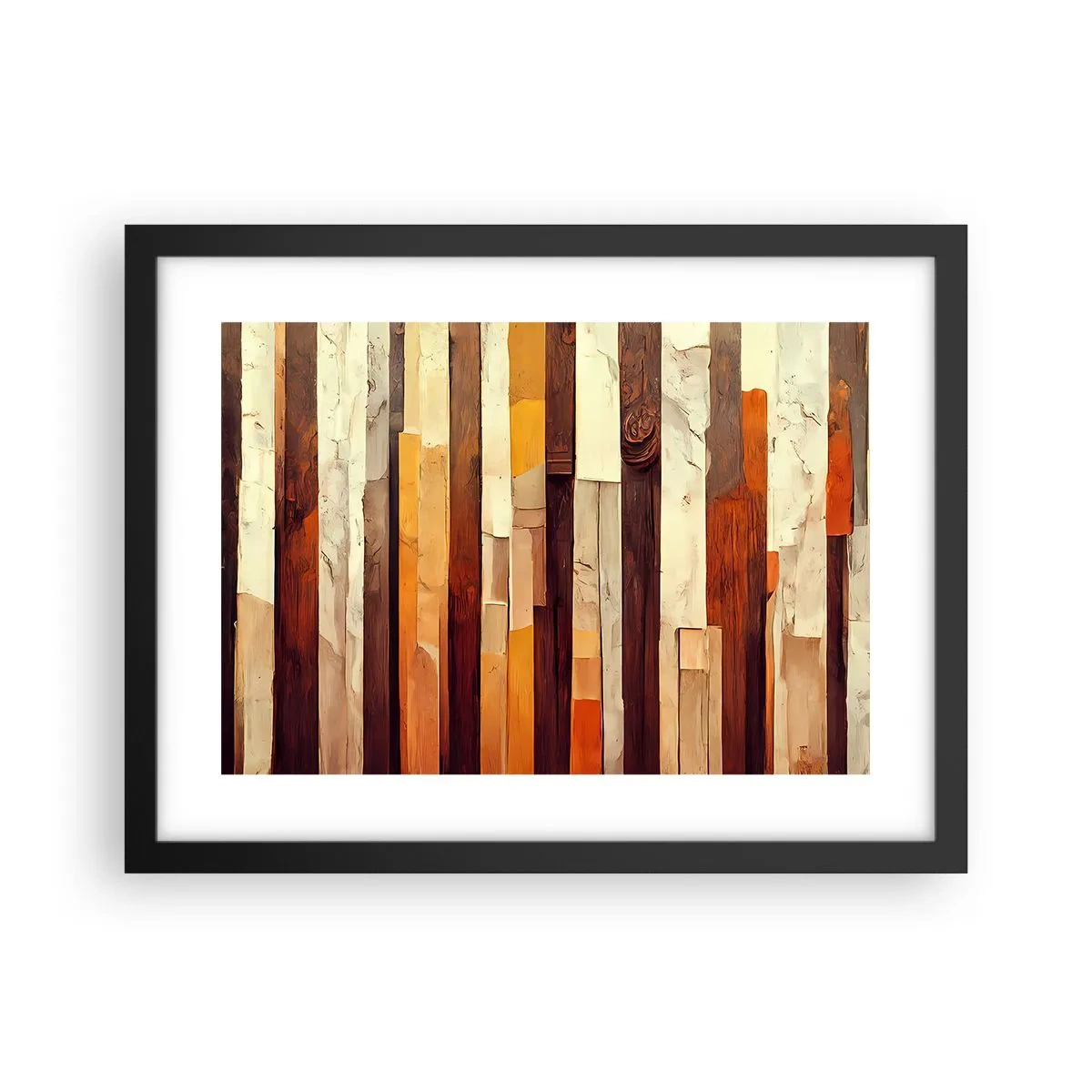 Poster in een zwarte lijst - Anthem van de bosbomen - 40x30 cm