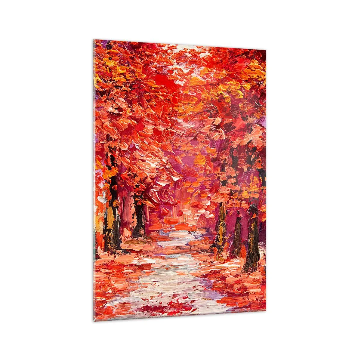 Schilderen op glas - Herfst impressie - 70x100 cm