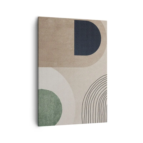 Schilderen op canvas - De zachtheid van het ovaal - 50x70 cm