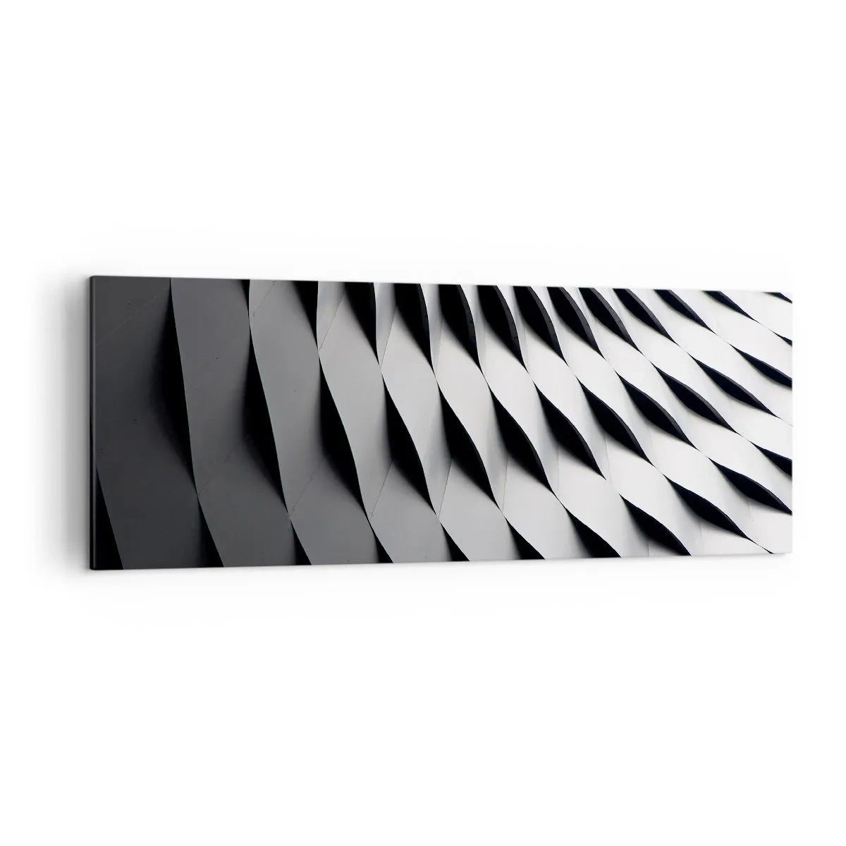 Schilderen op canvas - Aan de oppervlakte van de golven - 140x50 cm