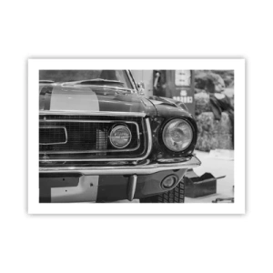 Poster - Hard rijden - 70x50 cm