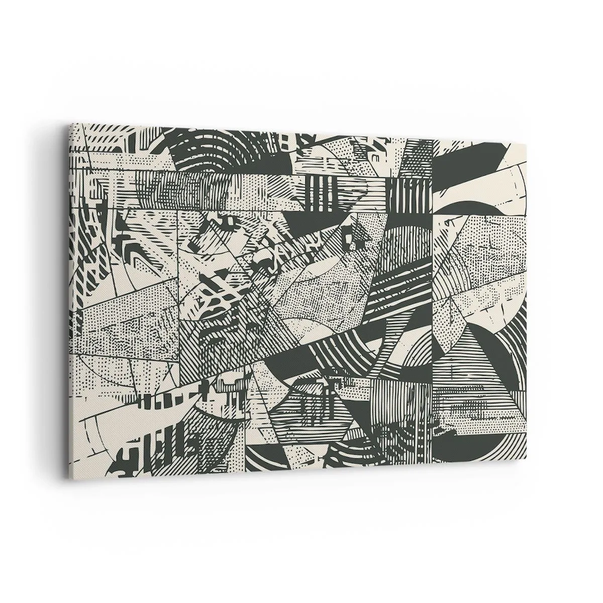 Schilderen op canvas - De dynamiek van nu - 120x80 cm