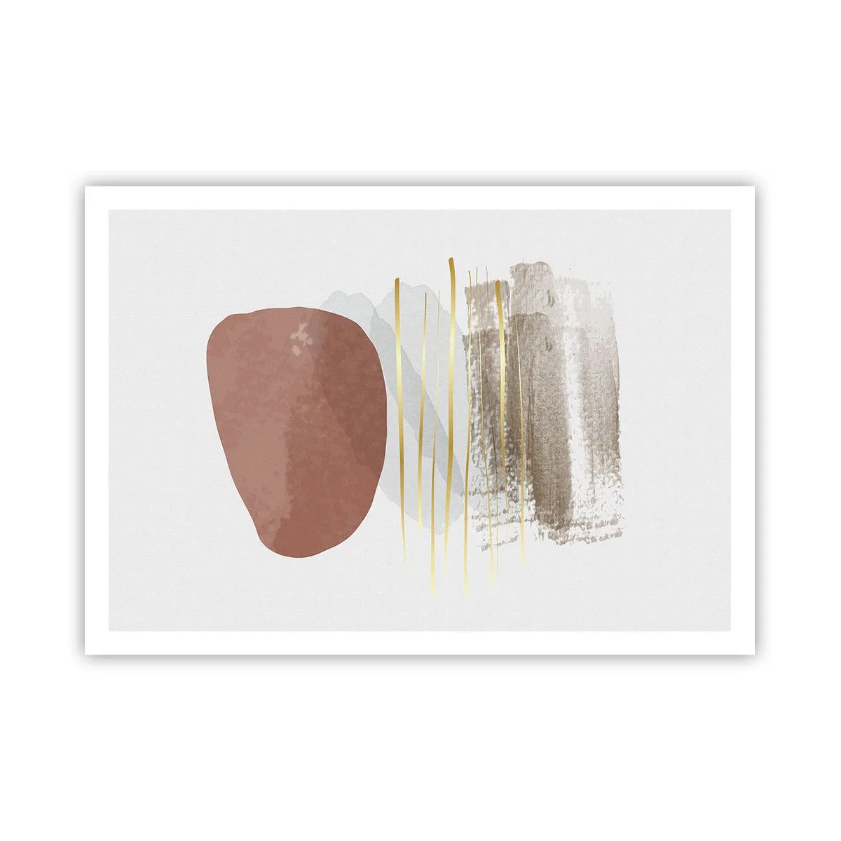 Poster - Abstracte zuilengalerij - 100x70 cm