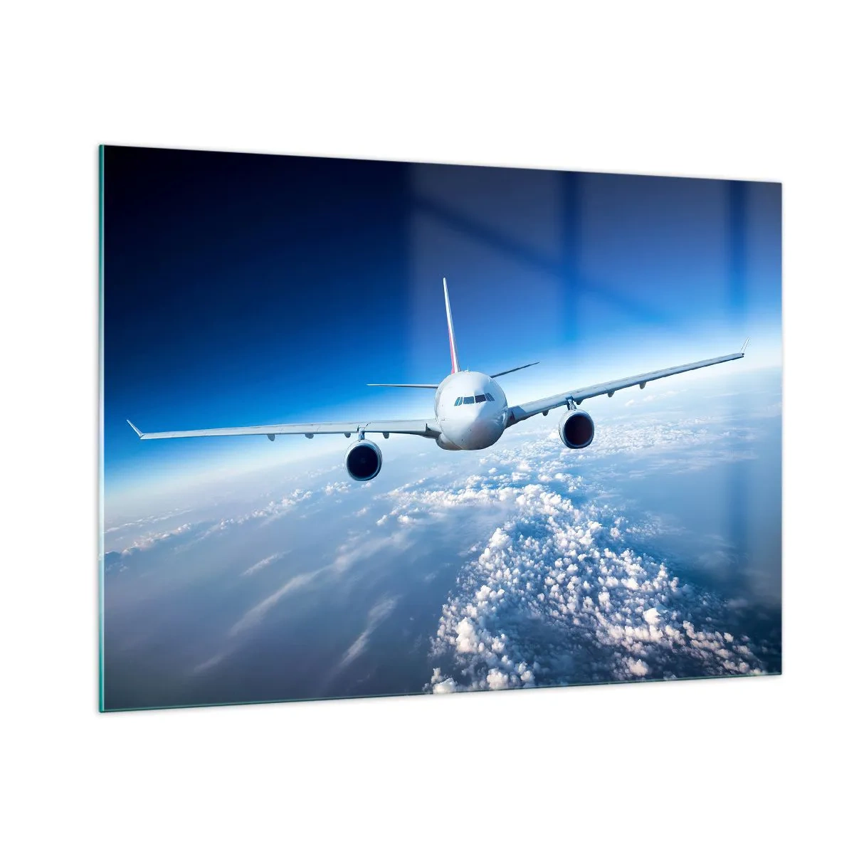 Schilderen op glas - Ik vlieg omdat ik dat wil - 100x70 cm