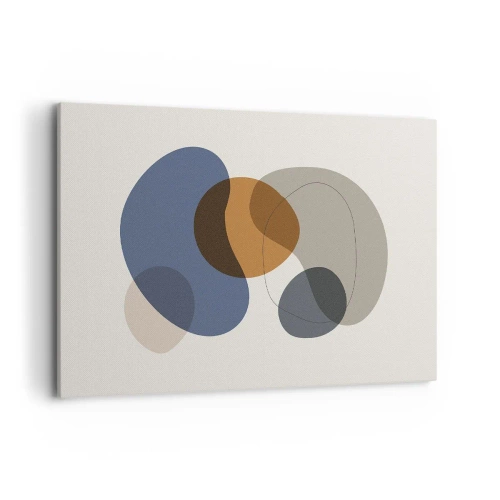 Schilderen op canvas - Kleur druppels - 120x80 cm