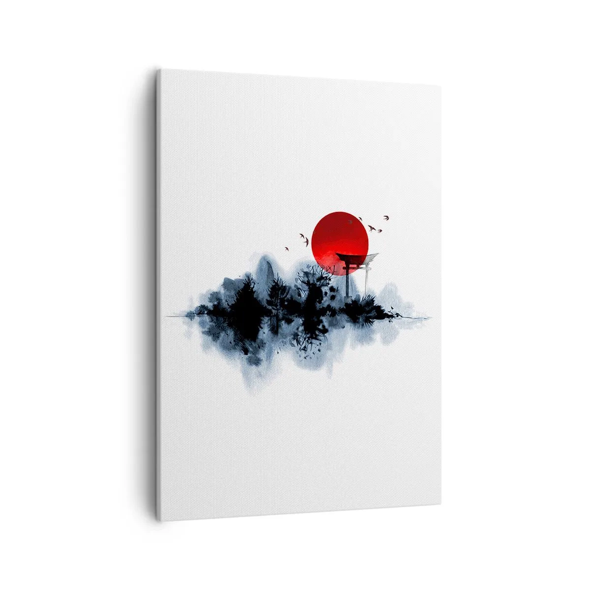 Schilderen op canvas - Japanse weergave - 50x70 cm