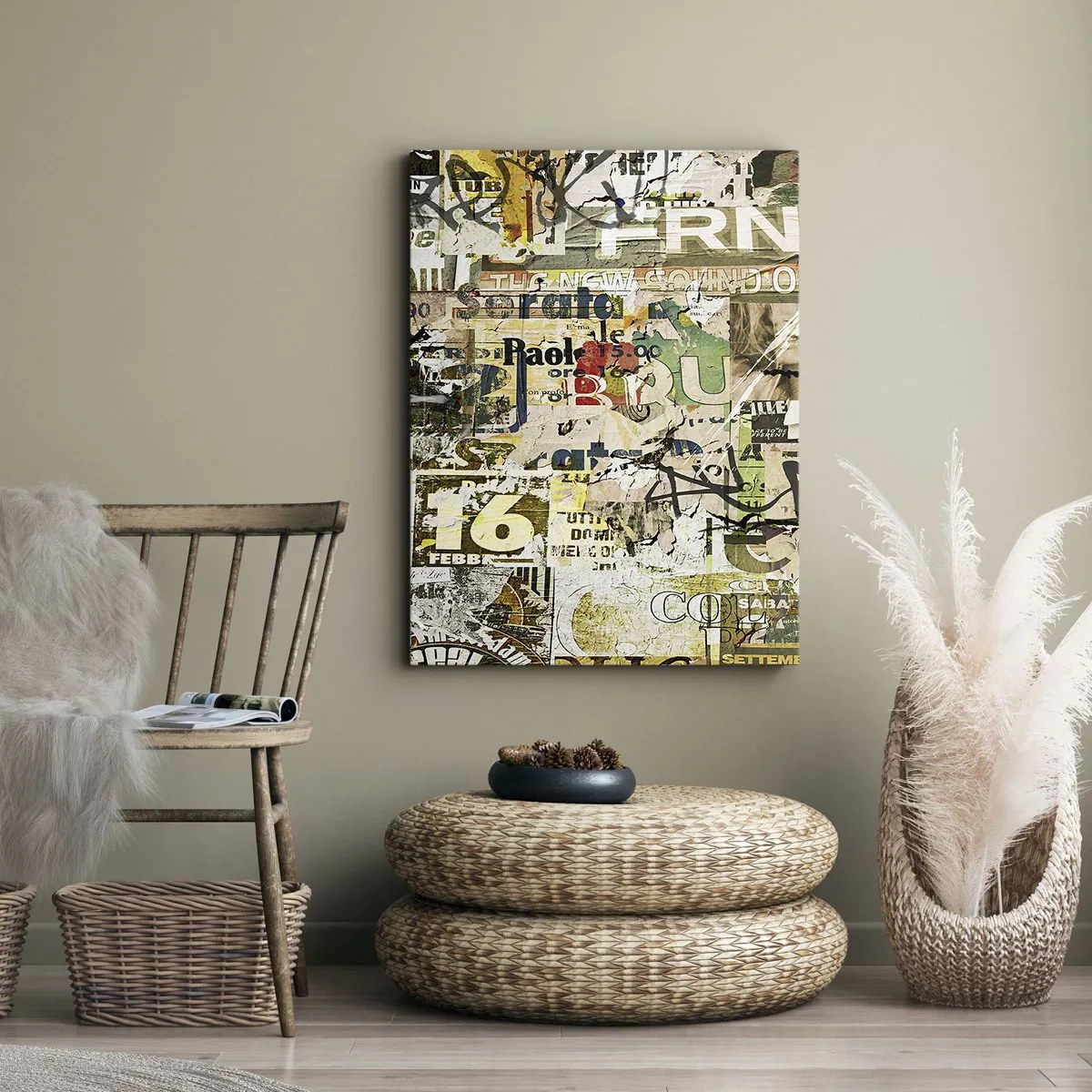 Schilderen op canvas - O, het gebeurt... - 50x70 cm