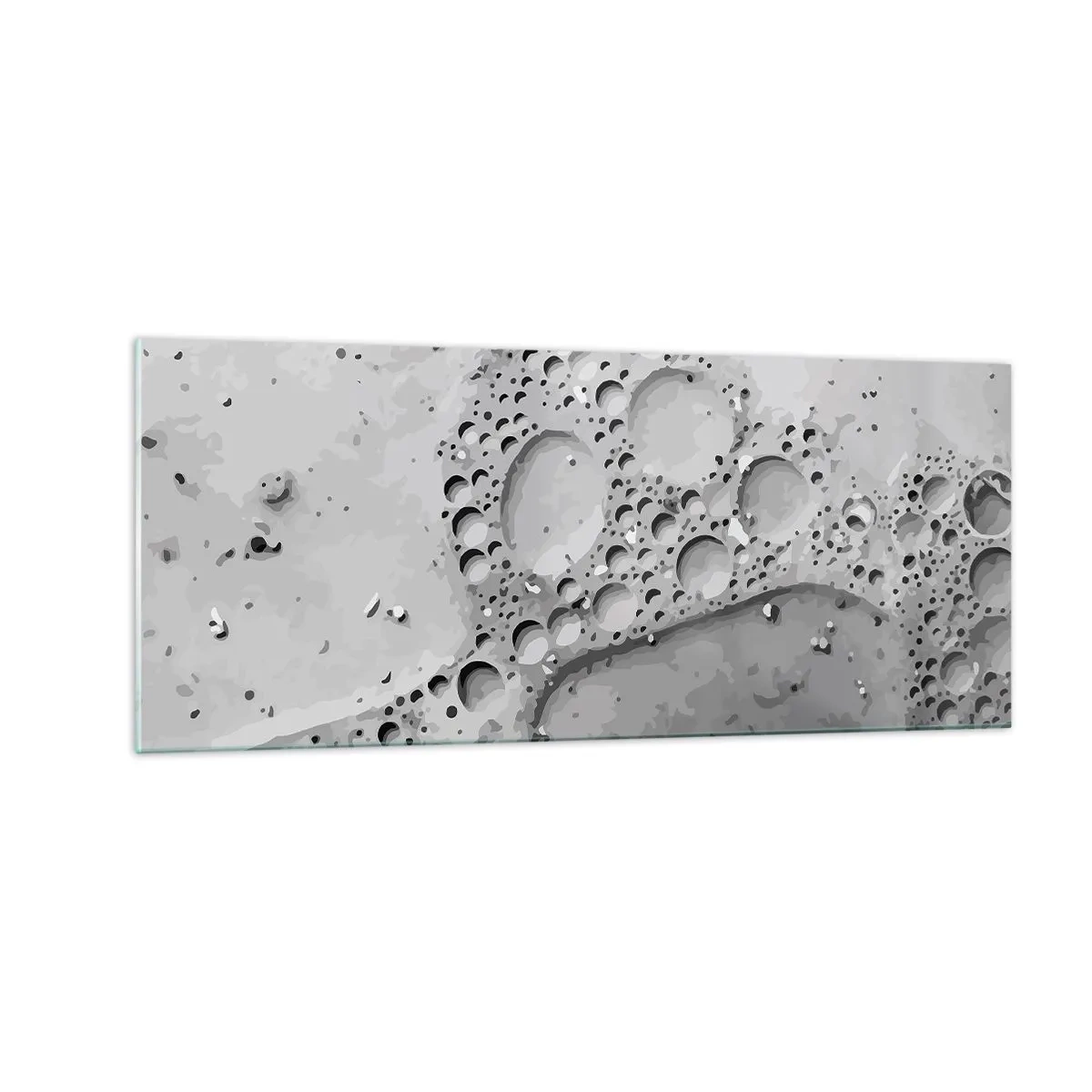 Schilderen op glas - Schuimspoor - 100x40 cm