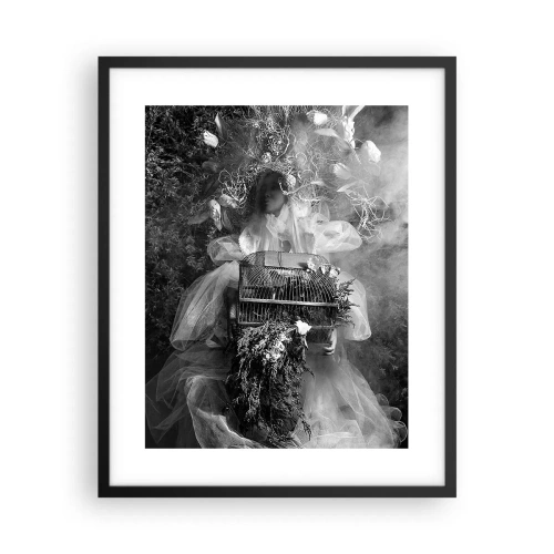 Poster in een zwarte lijst - Moeder zelf - Natuur - 40x50 cm