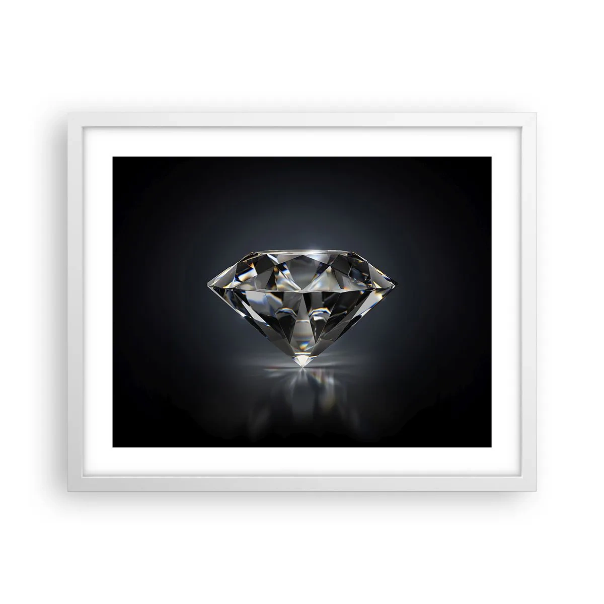 Poster in een witte lijst - Beste vriendinnen - 50x40 cm