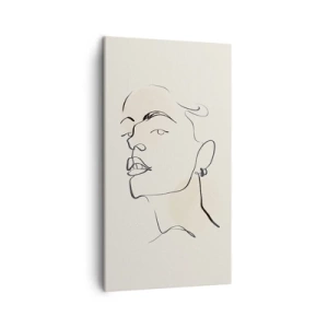 Schilderen op canvas - Een trotse blik - 45x80 cm