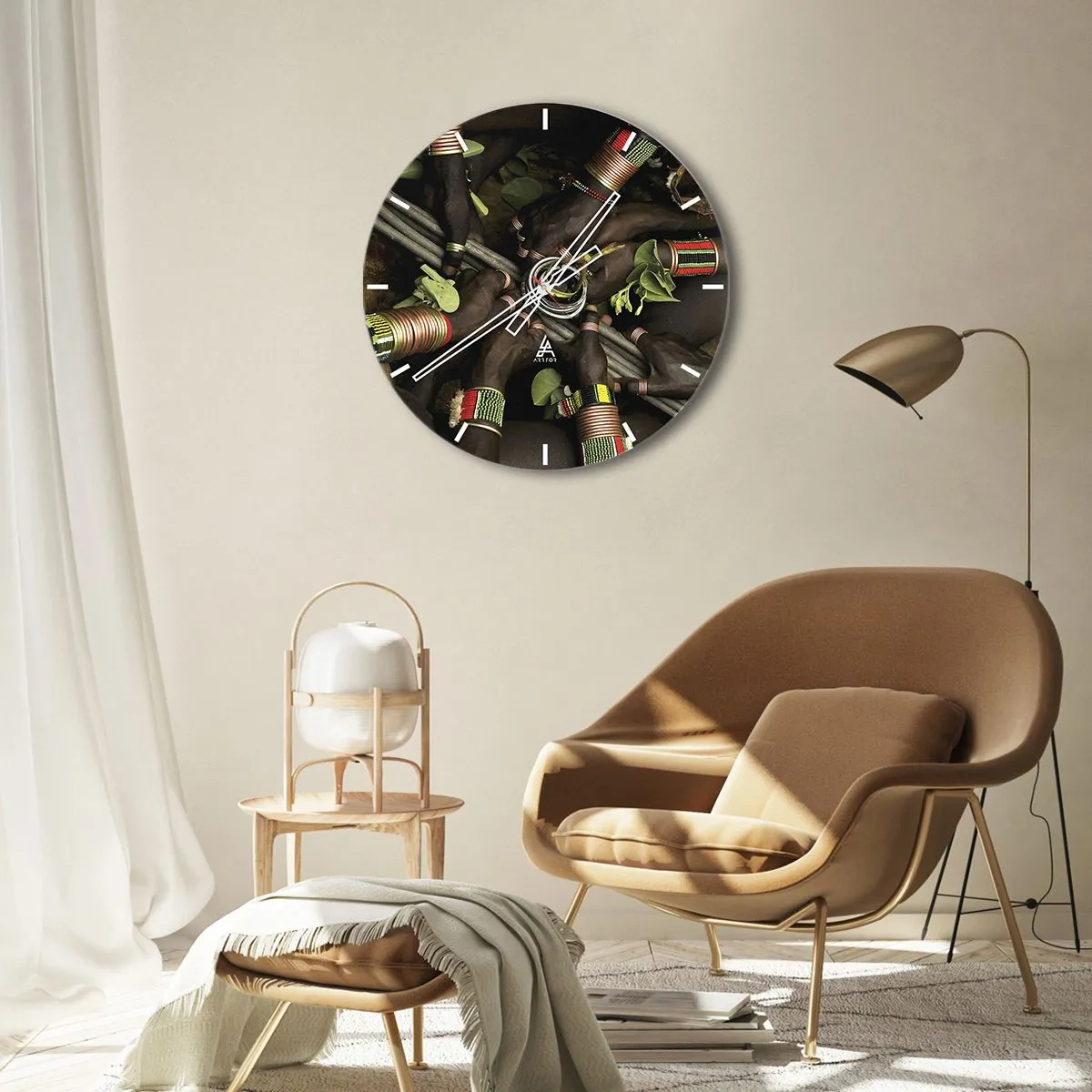 Wandklok - Klok - Wij zijn samen - 40x40 cm