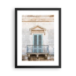 Poster in een zwarte lijst - De unieke charme van Italië - 30x40 cm