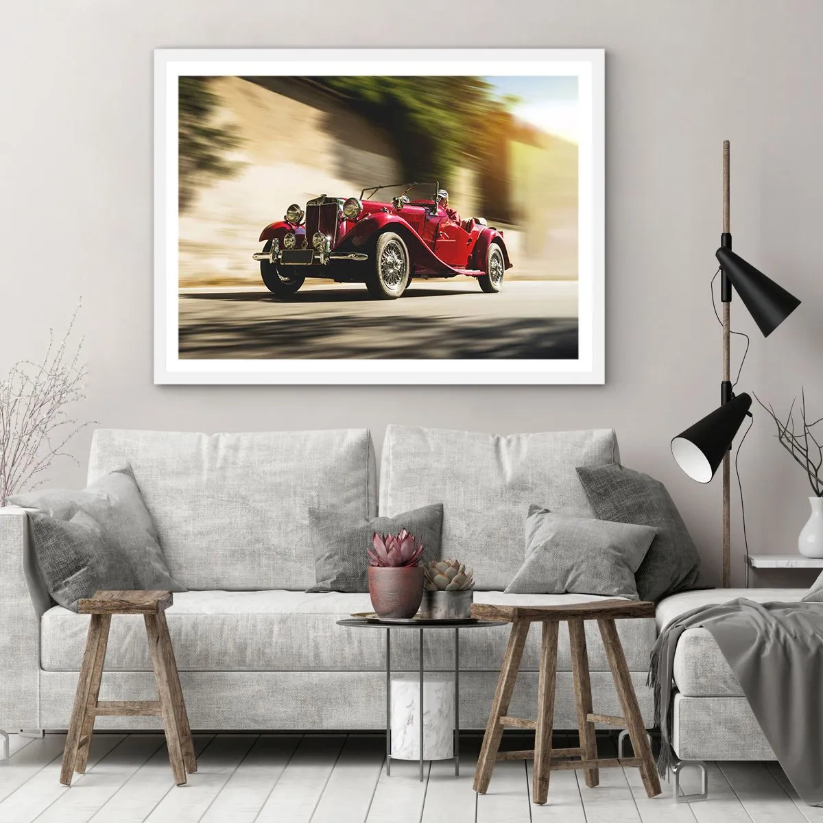 Poster in een witte lijst - Mooier dan Nike van Samothrace - 40x30 cm