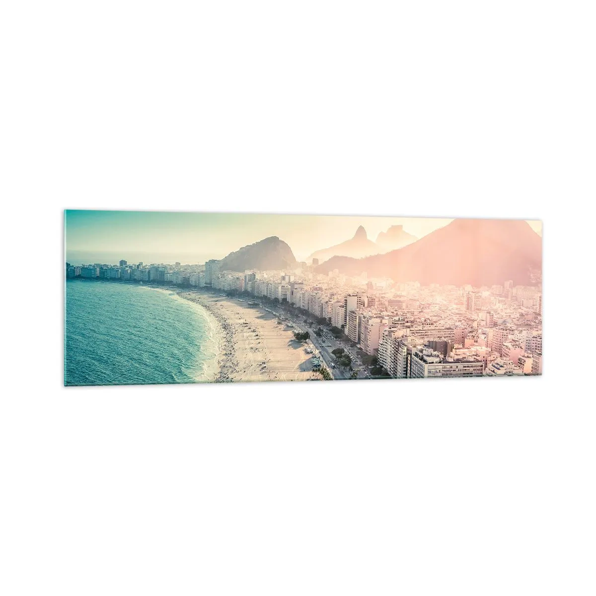 Schilderen op glas - Eeuwige vakantie in Rio - 160x50 cm
