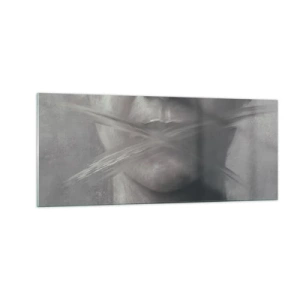 Schilderen op glas - Zonder een woord - 100x40 cm