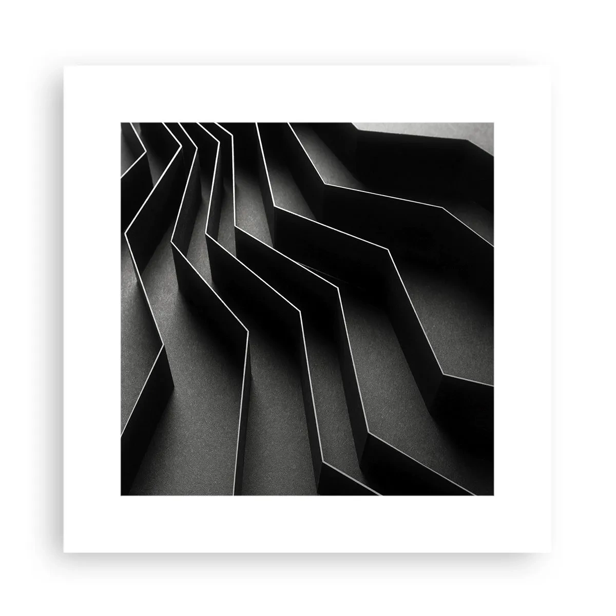 Poster - Ruimtelijke orde - 30x30 cm