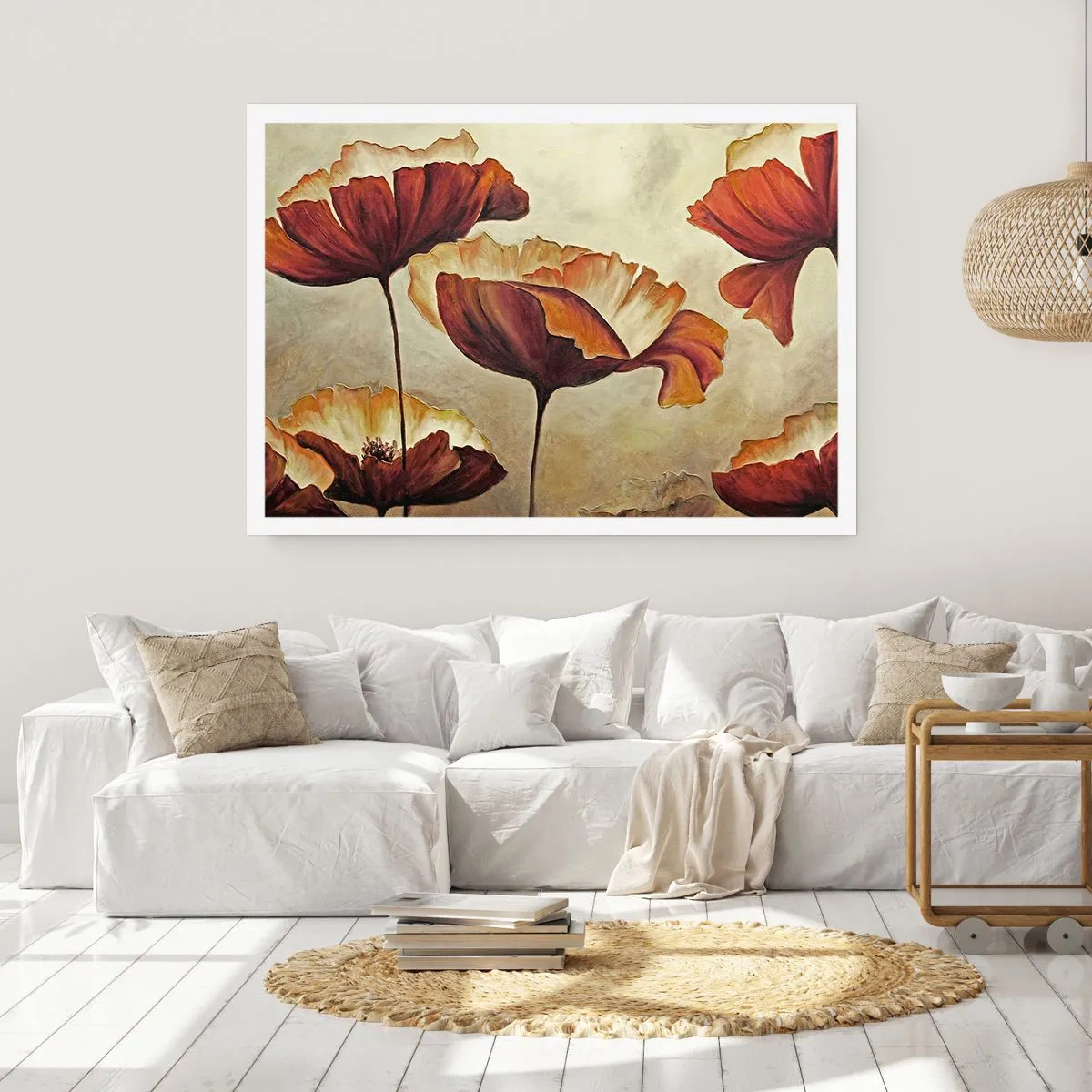 Poster - Golvend weiland - 100x70 cm
