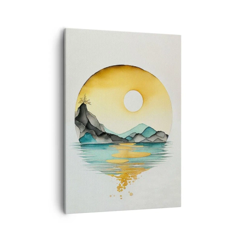 Schilderen op canvas - In de cirkel van schoonheid - 50x70 cm