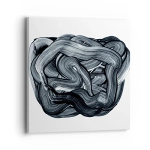 Schilderen op canvas - Het is niet zo eenvoudig - 30x30 cm