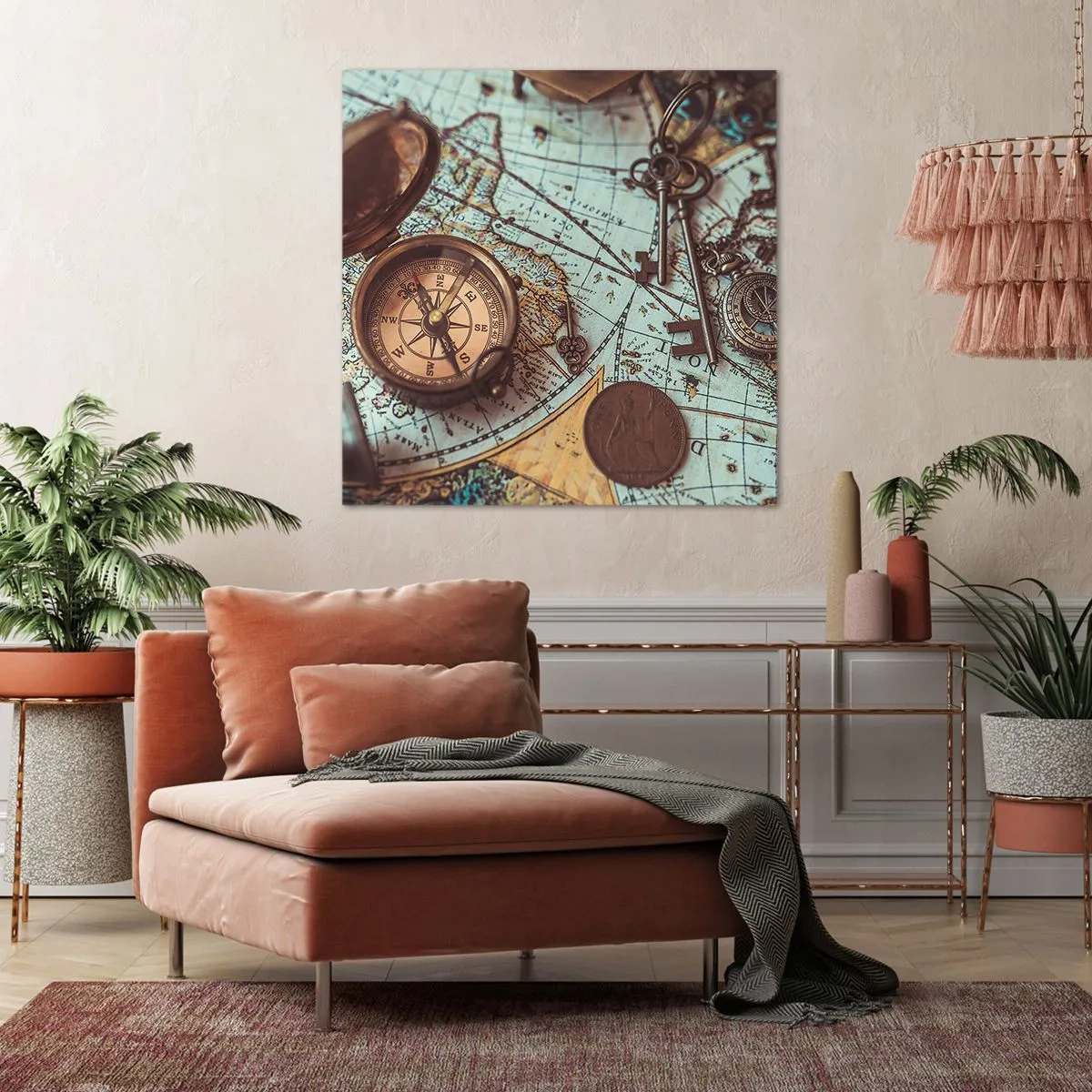 Schilderen op canvas - Voor de avonturier - 40x40 cm