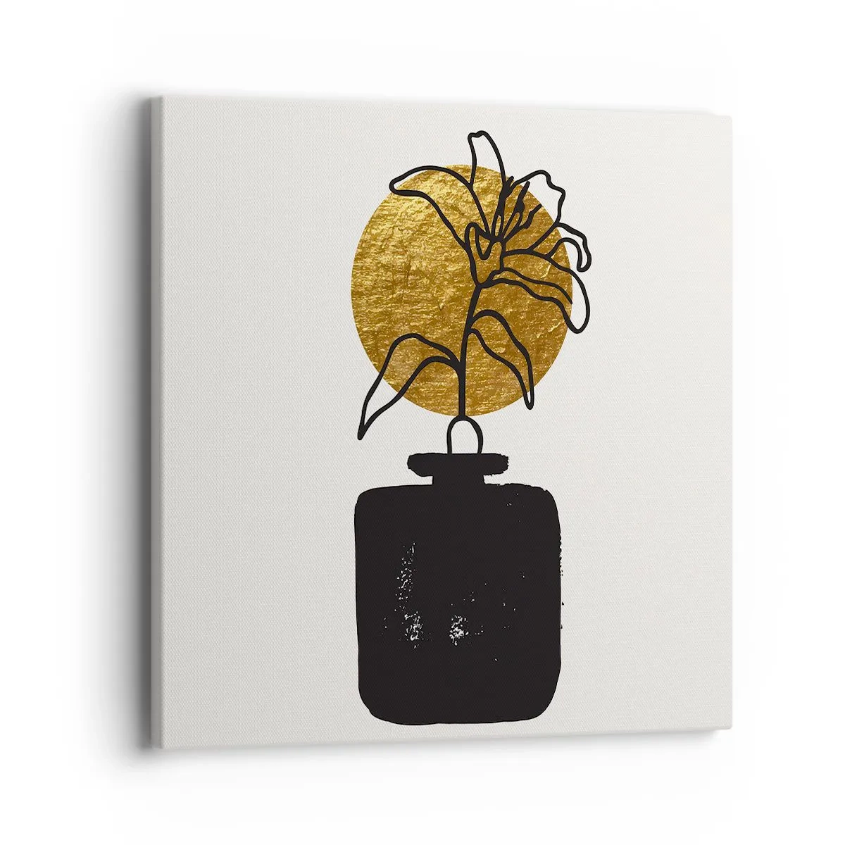 Schilderen op canvas - Schoonheid is goud waard - 40x40 cm