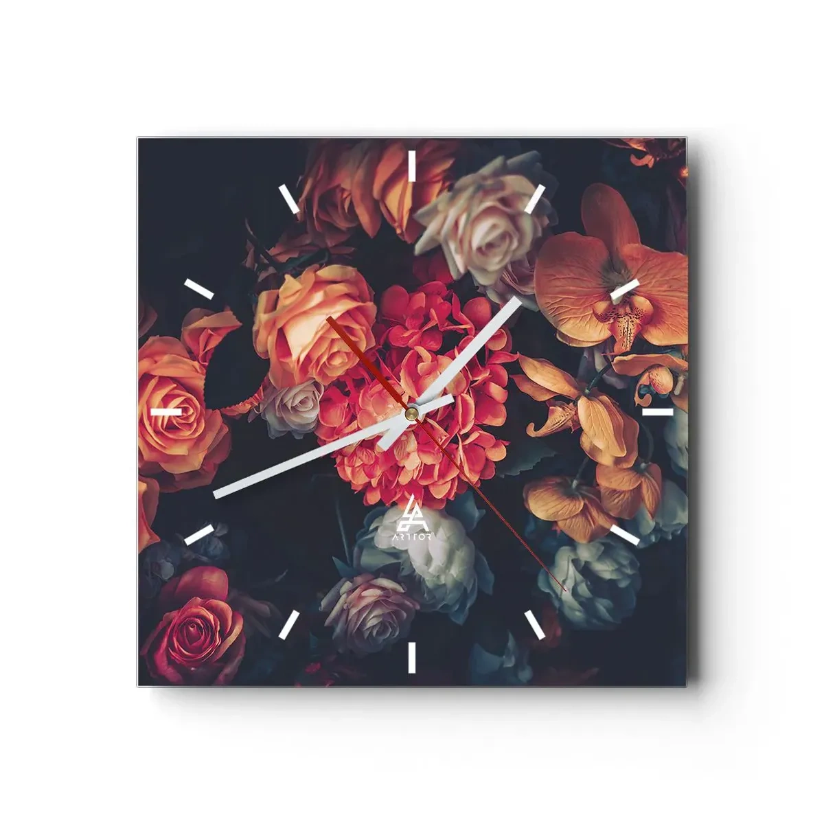 Wandklok - Klok - Zoals bij de Hollandse meesters - 30x30 cm