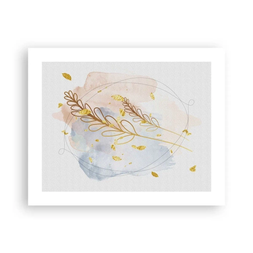 Poster - Gouden explosie - 50x40 cm