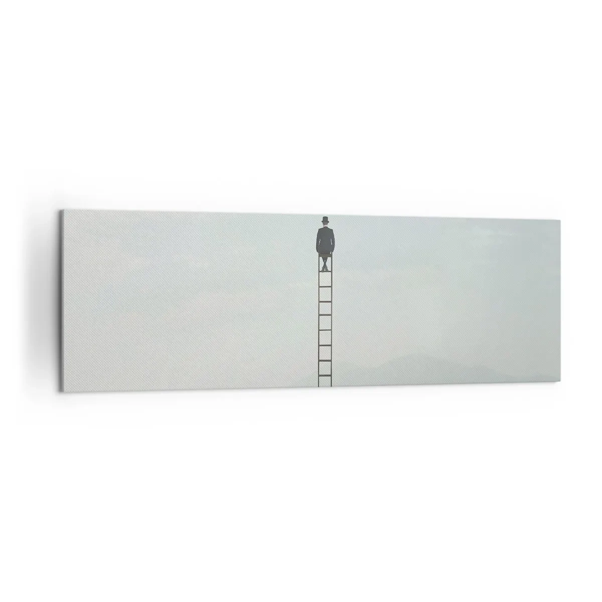 Schilderen op canvas - Stap verder op! - 160x50 cm