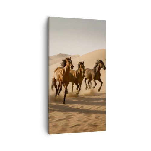 Schilderen op canvas - Vrij als de wind - 55x100 cm