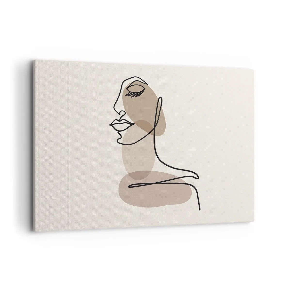 Schilderen op canvas - Luisteren naar zichzelf - 120x80 cm