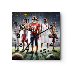 Wandklok - Klok - Veldgladiatoren - 40x40 cm