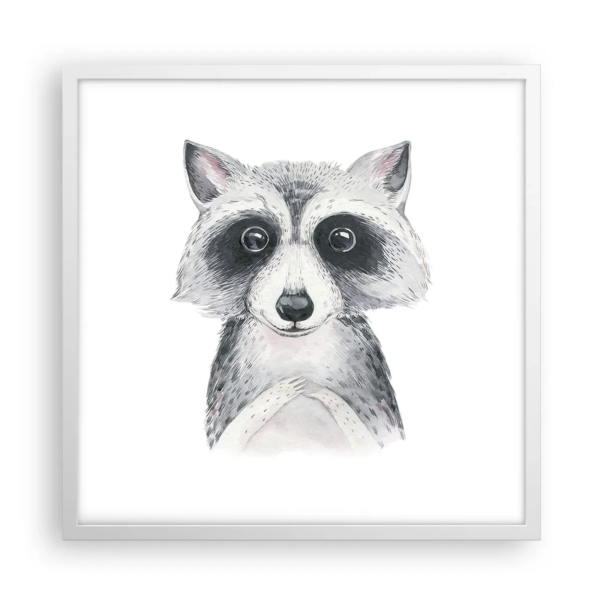 Poster in een witte lijst - Een moment om te verhuizen - 50x50 cm