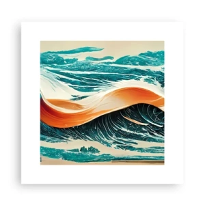 Poster - De droom van elke surfer - 30x30 cm