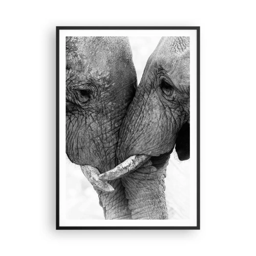 Poster in een zwarte lijst - Oprechte bekentenis - 70x100 cm