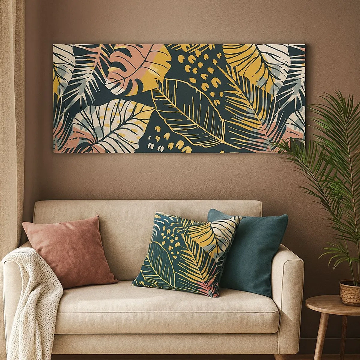 Schilderen op canvas - Lommerrijke fantasie - 100x40 cm