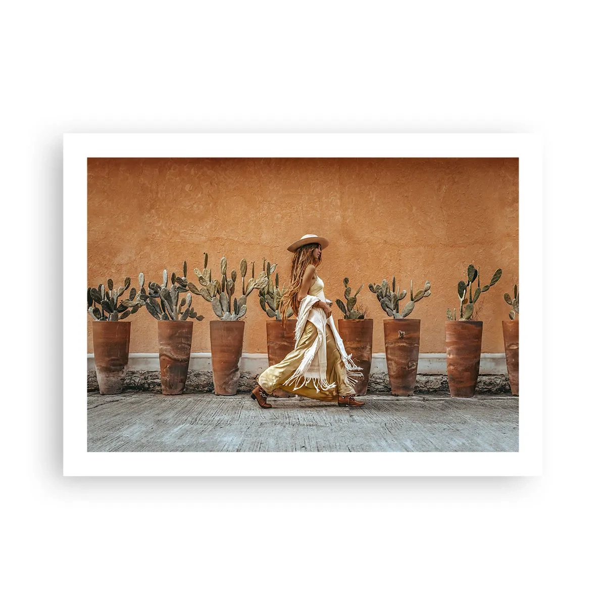 Poster - Hippie-stijl - 70x50 cm