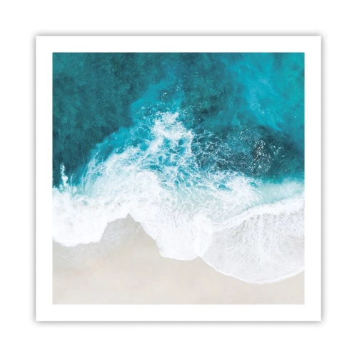 Poster - Natuurlijke streling - 60x60 cm