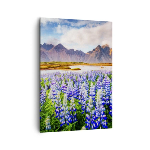 Schilderen op canvas - Kracht en soberheid naast zachtheid - 50x70 cm