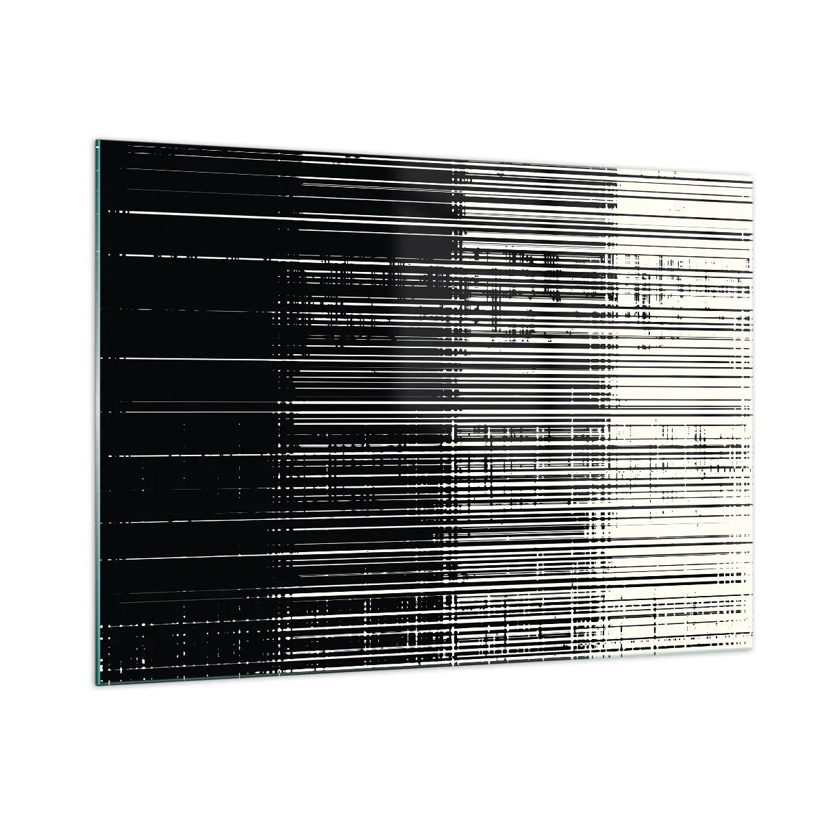 Schilderen op glas - Golven en vibraties - 100x70 cm